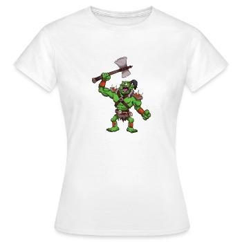 Troll Chief - Women's T-Shirt - white - Front - AI Model Female 172 dark (172cm)