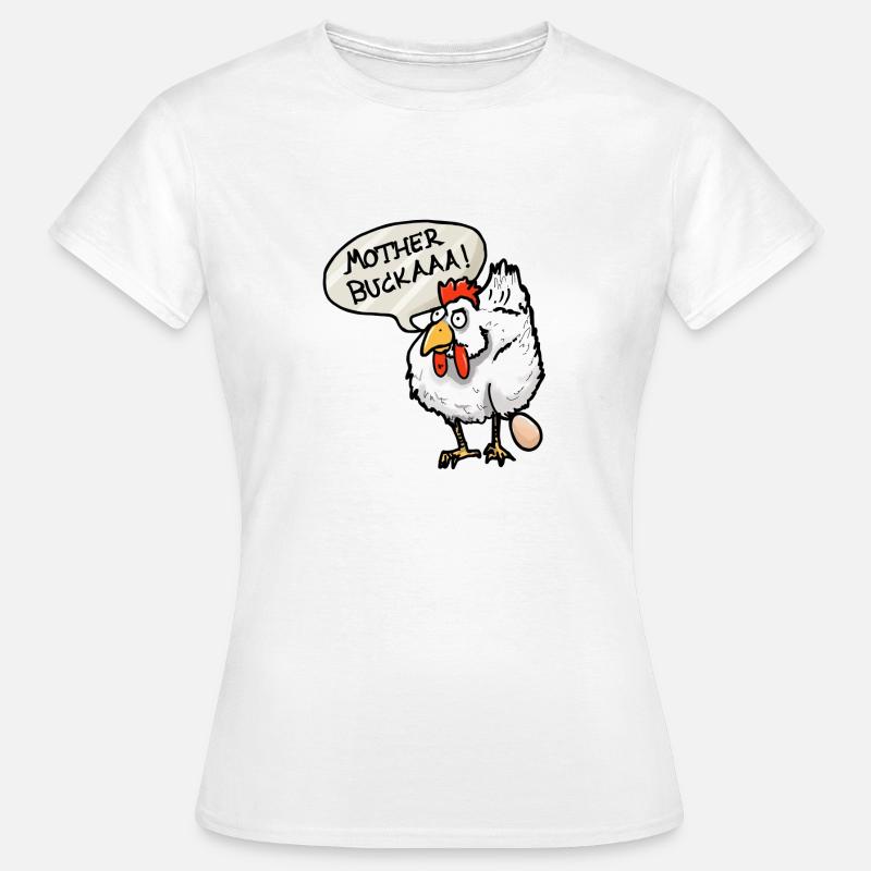 Mutter bukaaa!! - Frauen T-Shirt - Weiß