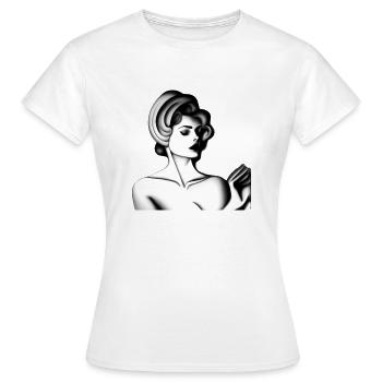 Vintage Madame - Frauen T-Shirt - Weiß - Vorne - AI Model Female 172 dark (172cm)