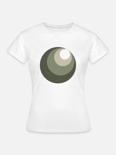 Circles - Frauen T-Shirt - Weiß