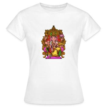 Ganesha - Frauen T-Shirt - Weiß - Vorne - AI Model Female 172 dark (172cm)