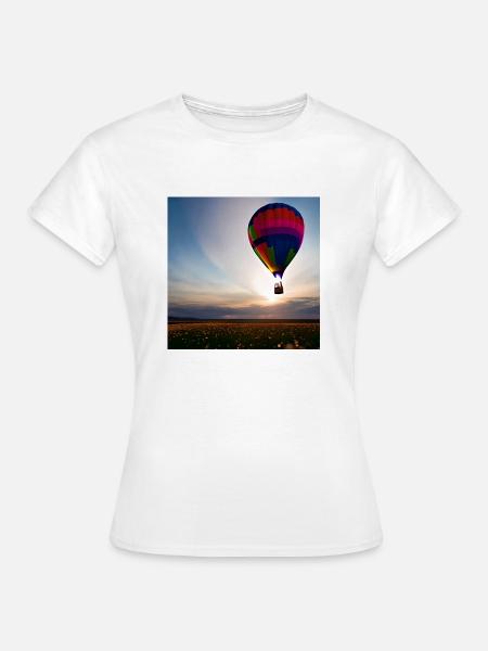 Ballonfahrt - Frauen T-Shirt - Weiß