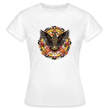 German Eagle - Women's T-Shirt - white - Front - AI Model Female 172 dark (172cm)