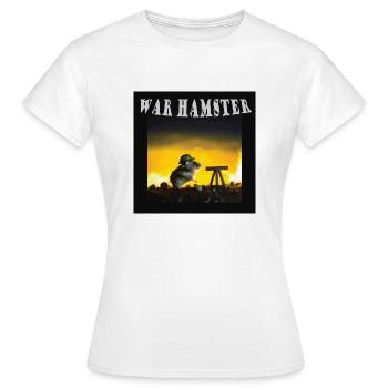 War hamster - Frauen T-Shirt - Weiß - Vorne - AI Model Female 172 dark (172cm)