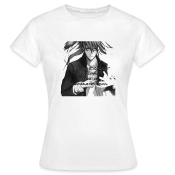 je suis Génétiquement programmé pour être incroyab - T-shirt Femme - blanc - Devant - AI Model Female 172 dark (172cm)