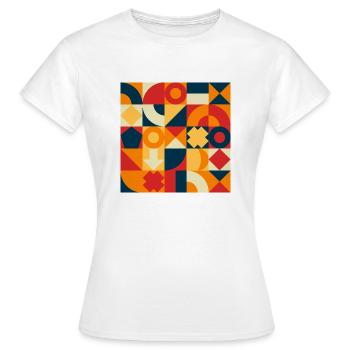 Échantillons, Ceinture, Mode, Stylé - T-shirt Femme - blanc - Devant - AI Model Female 172 dark (172cm)