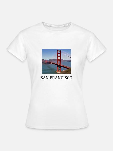 San Francisco - Frauen T-Shirt - Weiß