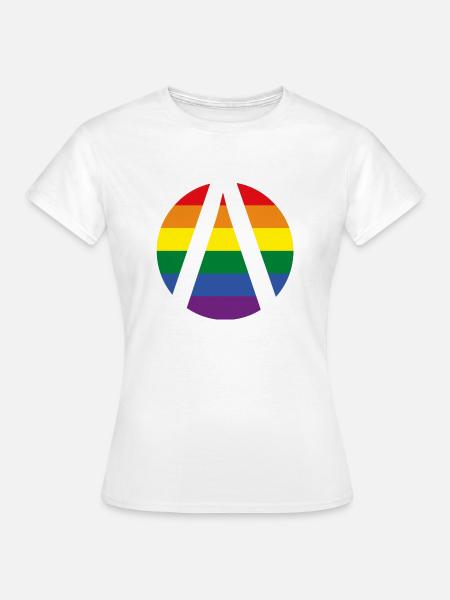 Lambda Logo CSD - Frauen T-Shirt - Weiß