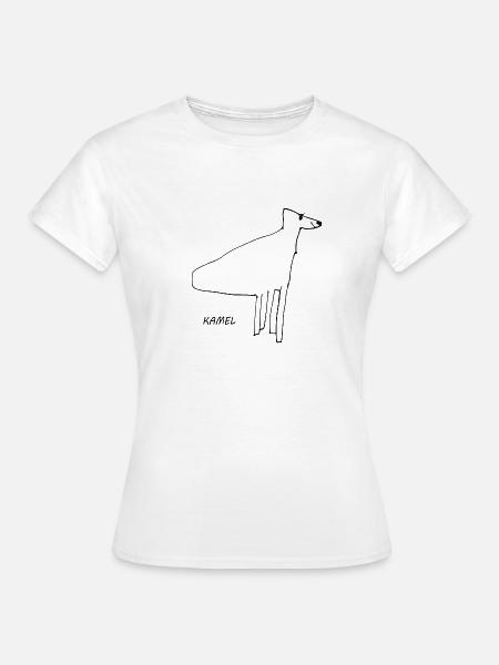 kamel - Frauen T-Shirt - Weiß