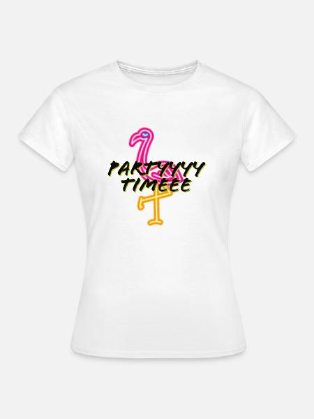 Party time - Frauen T-Shirt - Weiß