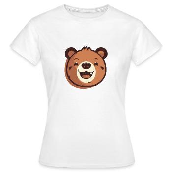 Grinsen und ertragen Sie es - Frauen T-Shirt - Weiß - Vorne - AI Model Female 172 dark (172cm)