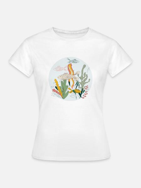 Meerestiere - Frauen T-Shirt - Weiß