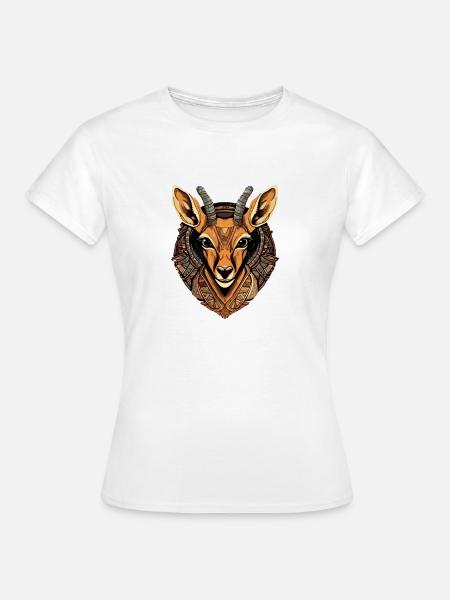 Mala die Antilope - Frauen T-Shirt - Weiß