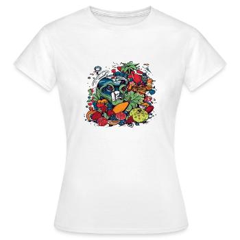 Monstro fruits - Women's T-Shirt - white - Front - AI Model Female 172 dark (172cm)