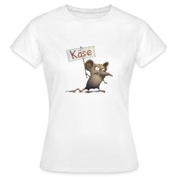 Käse Demo - Frauen T-Shirt - Weiß - Vorne - AI Model Female 172 dark (172cm)