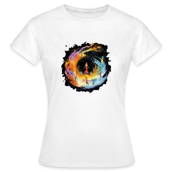 Lilas au pays des fées - T-shirt Femme - blanc - Devant - AI Model Female 172 dark (172cm)