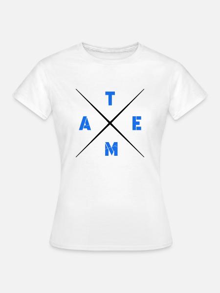 team - Frauen T-Shirt - Weiß