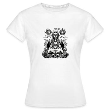 Zim the alien pharaoh - Women's T-Shirt - white - Front - AI Model Female 172 dark (172cm)