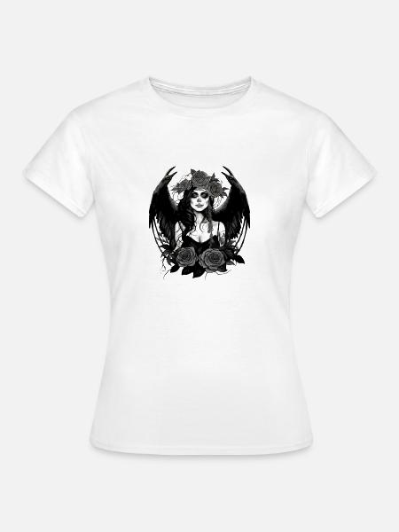 Gotische Isa - Frauen T-Shirt - Weiß