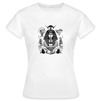 Le sphinx n°3 - T-shirt Femme - blanc - Devant - AI Model Female 172 dark (172cm)