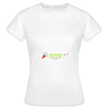 Wochentage - Frauen T-Shirt - Weiß - Vorne - AI Model Female 172 dark (172cm)