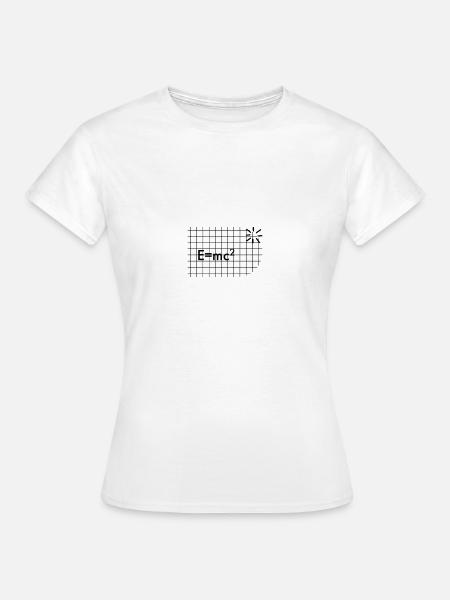 E=mc2 - Frauen T-Shirt - Weiß