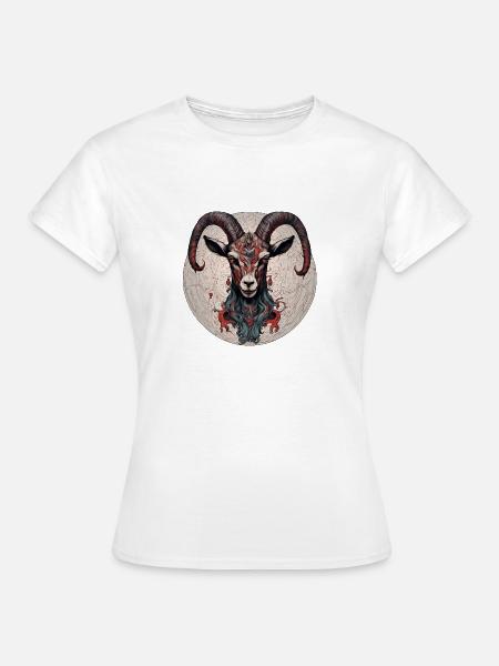 Steinbock - Frauen T-Shirt - Weiß