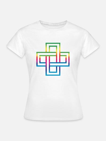 Keltischer Knoten - Frauen T-Shirt - Weiß