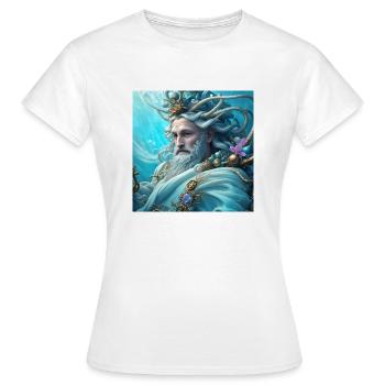 Neptun - Frauen T-Shirt - Weiß - Vorne - AI Model Female 172 dark (172cm)