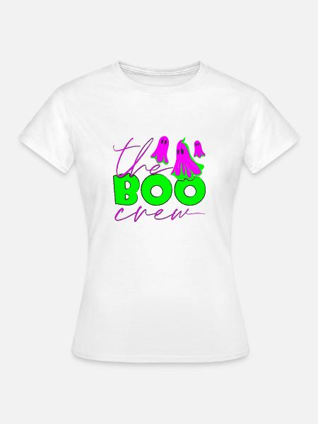 boo crew - Frauen T-Shirt - Weiß