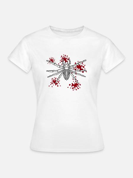 Spinne Halloween Blut Kostüm - Frauen T-Shirt - Weiß