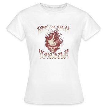 Trick Or Treat - Women's T-Shirt - white - Front - AI Model Female 172 dark (172cm)