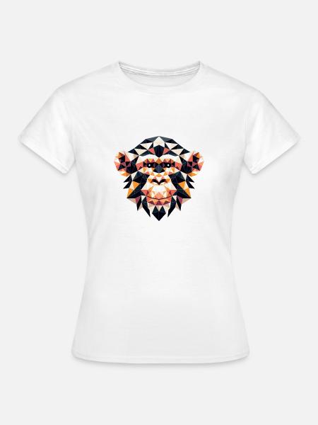 Schimpanse // chimpanzee - Frauen T-Shirt - Weiß