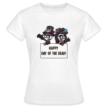 Joyeux Jour Des Enfants Morts - T-shirt Femme - blanc - Devant - AI Model Female 172 dark (172cm)