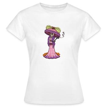 Catrina mexicaine - T-shirt Femme - blanc - Devant - AI Model Female 172 dark (172cm)