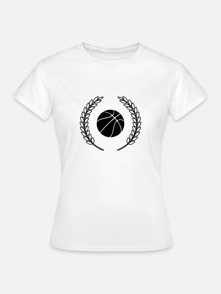 Basketball-Krone - Frauen T-Shirt - Weiß