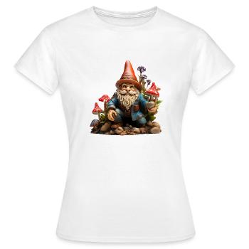 Gartenzwerge sind nicht nur dekorativ - Frauen T-Shirt - Weiß - Vorne - AI Model Female 172 dark (172cm)