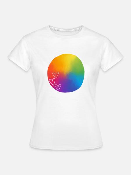 Herzlich erfüllt - Frauen T-Shirt - Weiß