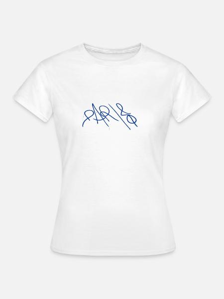 Paris Street Art Souvenir - Frauen T-Shirt - Weiß