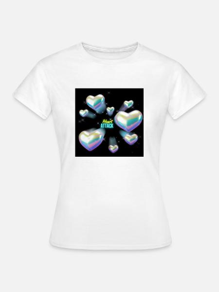 Heart Attack - Frauen T-Shirt - Weiß