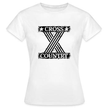 Cross Country Athlet - Frauen T-Shirt - Weiß - Vorne - AI Model Female 172 dark (172cm)