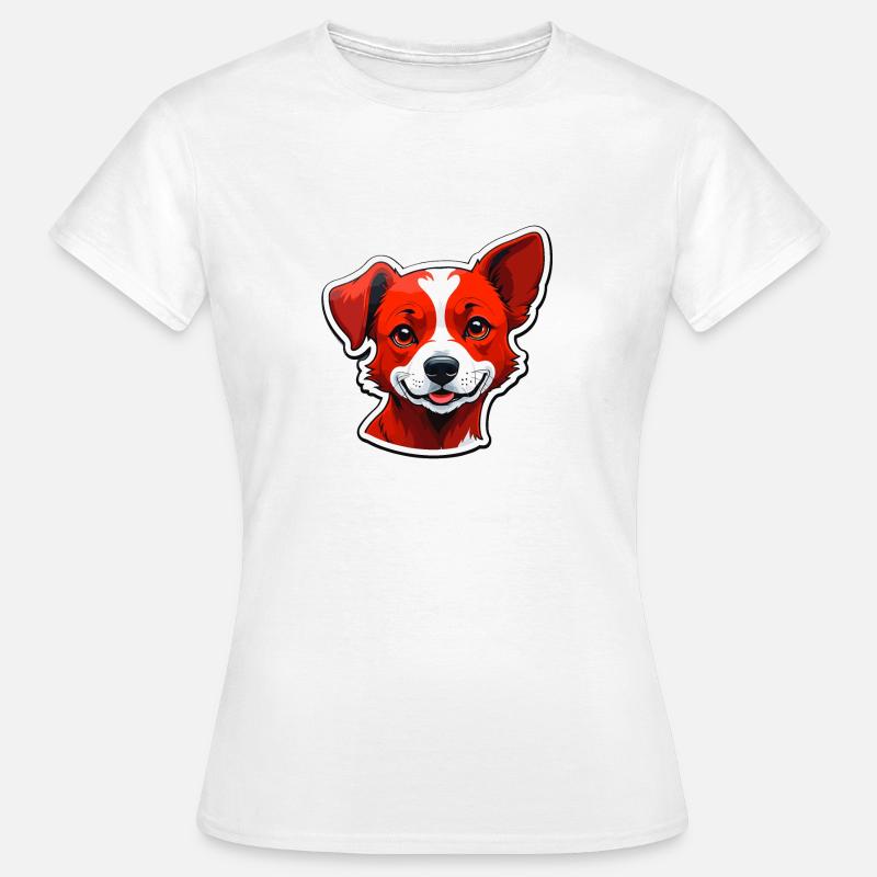 Happy dog - Women's T-Shirt - white