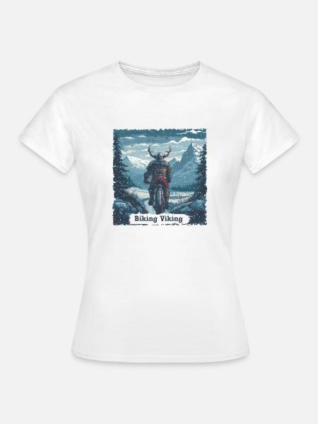 Biking Biking Vers 2 - Frauen T-Shirt - Weiß