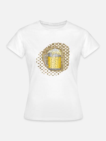 Becher - Frauen T-Shirt - Weiß