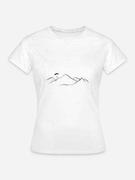 Mountain - Frauen T-Shirt - Weiß