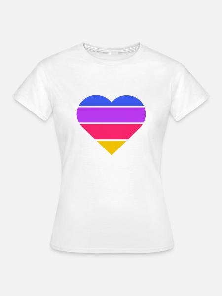 Hör auf mein Herz - Frauen T-Shirt - Weiß