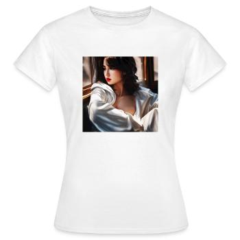 Lady - Women's T-Shirt - white - Front - AI Model Female 172 dark (172cm)