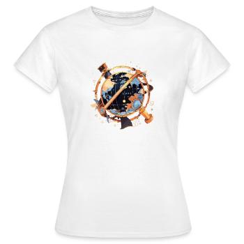 Globus - Frauen T-Shirt - Weiß - Vorne - AI Model Female 172 dark (172cm)