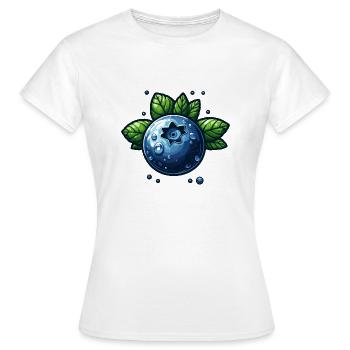Myrtilles baie humide - T-shirt Femme - blanc - Devant - AI Model Female 172 dark (172cm)