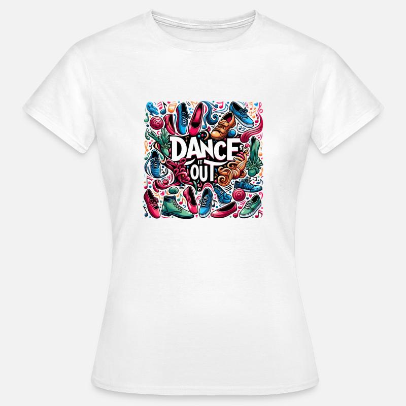 Rhythm in Motion - Women's T-Shirt - white